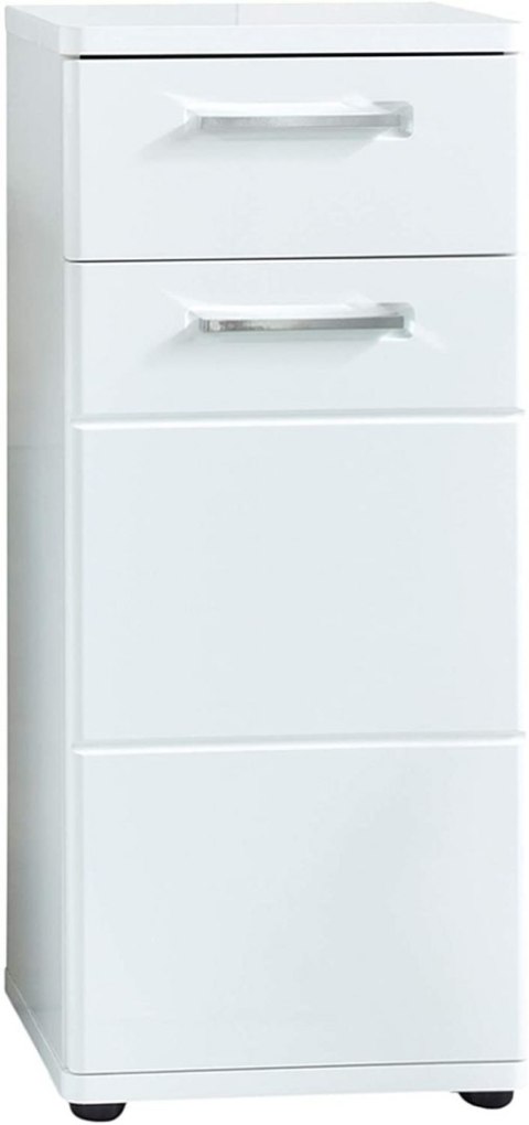 Trendteam łazienkowa szafka Monte 37 x 87 x 34 biały połysk