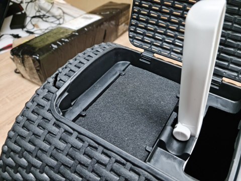 CURVER KUWETA Z FILTREM TOALETA DLA KOTA + ŁOPATKA