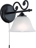 KINKIET LAMPA ŚCIENNA 1PŁ MURCIA EGLO 91006 CZARNY