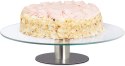 Relaxdays Obrotowa Patera Na Tort szklana Ø 30 cm