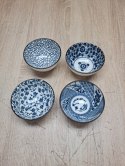 Zhongyi zestaw misek miseczek ceramicznych 4 japońskie wzory