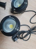 2 x Lampa ogrodowa LED 9 W, ciepła biel, 2800 K, 900 lm reflektor