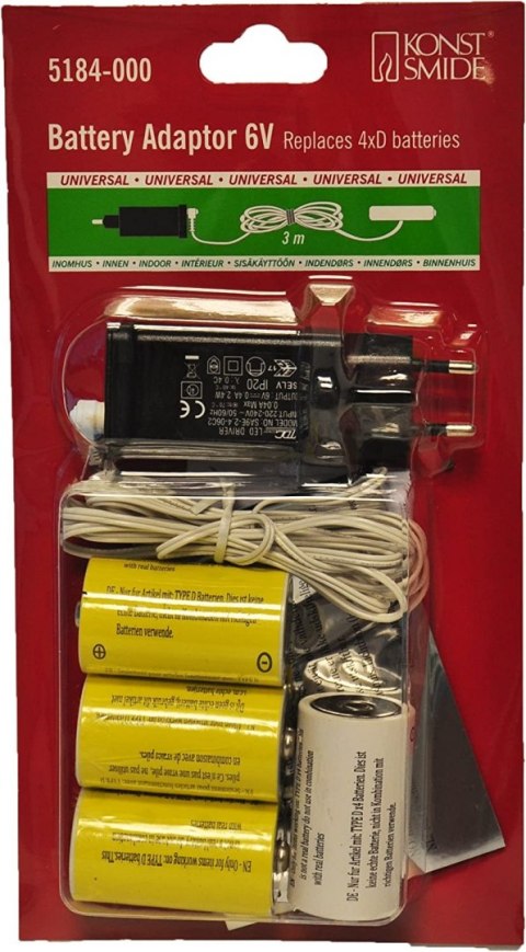 Adapter sieciowy do akumulatorów Konstsmide 5184-000