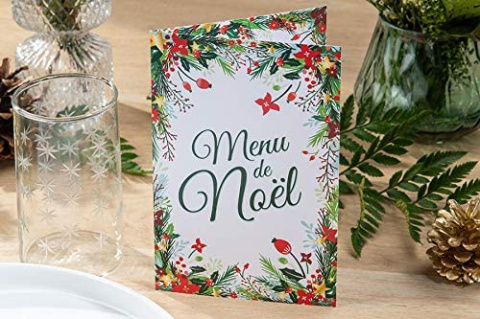 Avery świąteczne kartki menu 12 szt. jadłospis