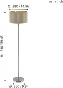 Lampa podłogowa MASERLO 95171 - Eglo