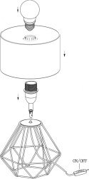 Lampa stołowa CARLTON 2 95788 - EGLO