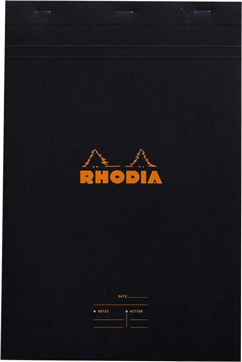 Rhodia 194009C Blok do notatek czarny meetingów 80K