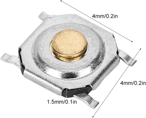 mikro switch przycisk 4x4 mm 4 pin h=1,4 mm 10 SZT