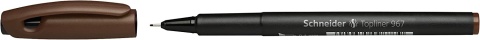Schneider Cienkopis Topliner 967 brąz 0,4 mm