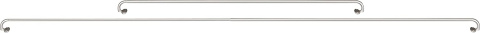 Amazon Basics Karnisz niklowy, 122 do 224 cm