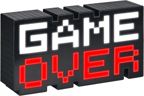 Game Over 8-bitowa lampka pikselowa