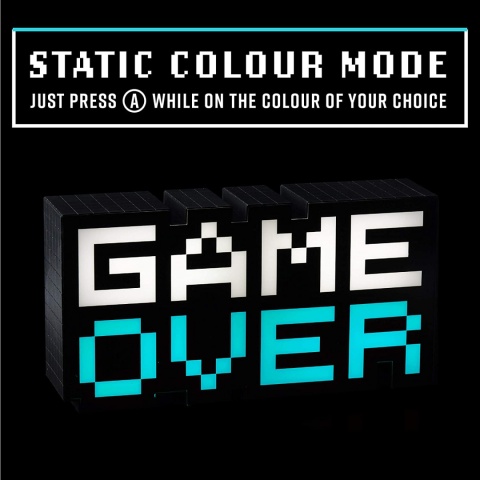 Game Over 8-bitowa lampka pikselowa