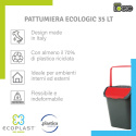 Kosz do segregacji śmieci EcoLogic 35L