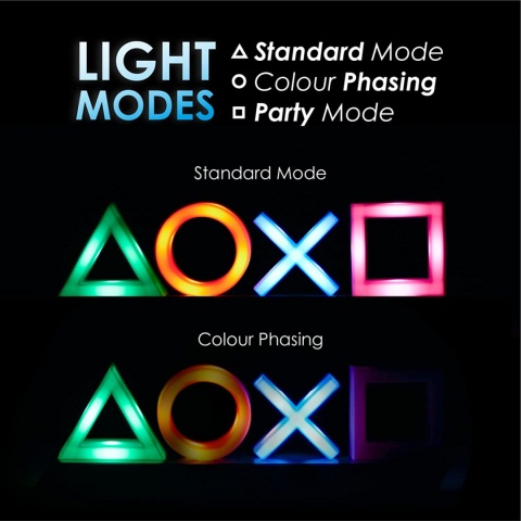Paladone PlayStation Icons Light lampka LED 30 cm USB 3xAAA PP4140PS