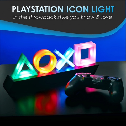 Paladone PlayStation Icons Light lampka LED 30 cm USB 3xAAA PP4140PS