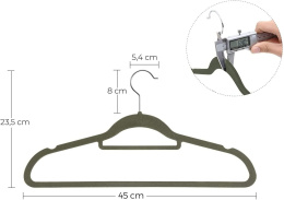 SONGMICS 25 sztuk wieszaków na ubrania CRF50V