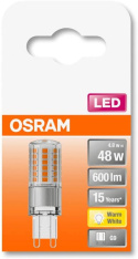 Żarówka LED G9 KAPSUŁKA 4,8W = 50W 2700K OSRAM