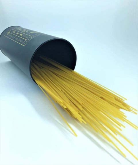 La Boite A Nora pojemnik na spaghetti metalowy 30,5 cm czarny bez pokrywki