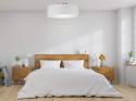 Lampa sufitowa meineWunschleuchte CALMA 40 cm biała 3 × E14