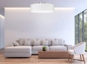 Lampa sufitowa meineWunschleuchte CALMA 40 cm biała 3 × E14