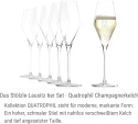 Stolzle Lausitz Kieliszki do szampana, 290 ml