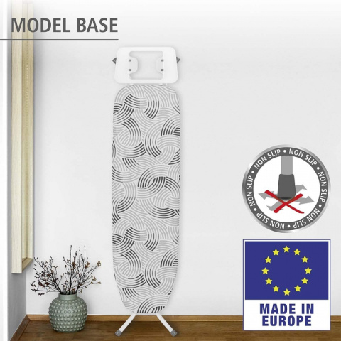 WENKO Base Deska do Prasowania 110x30 cm Regulowana z Podstawką pod Żelazko