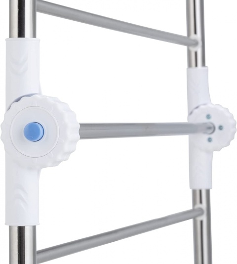 Suszarka nawannowa WENKO Profi 10 m stal nierdzewna składana 150 cm