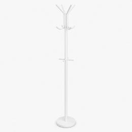 Amazon Basics GAR-041-WH wieszak stojący biały 167 cm 12 haczyków