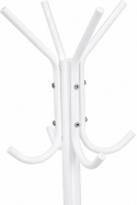Amazon Basics GAR-041-WH wieszak stojący biały 167 cm 12 haczyków