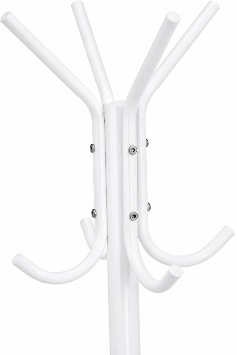 Amazon Basics GAR-041-WH wieszak stojący biały 167 cm 12 haczyków