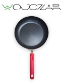 Amazon Basics zestaw garnków patelni 12 el. czerwony non-stick kompletny