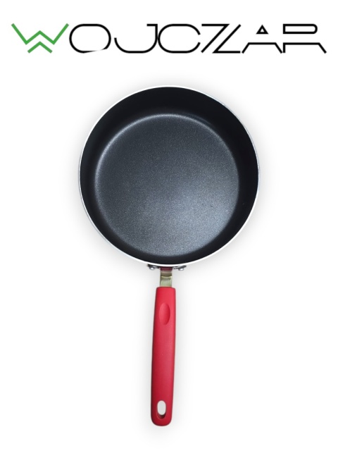 Amazon Basics zestaw garnków patelni 12 el. czerwony non-stick kompletny