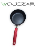Amazon Basics zestaw garnków patelni 12 el. czerwony non-stick kompletny