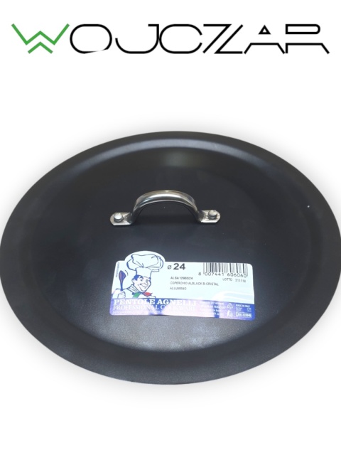 Baldassare Agnelli Pokrywka 24 cm Al Black 3 mm