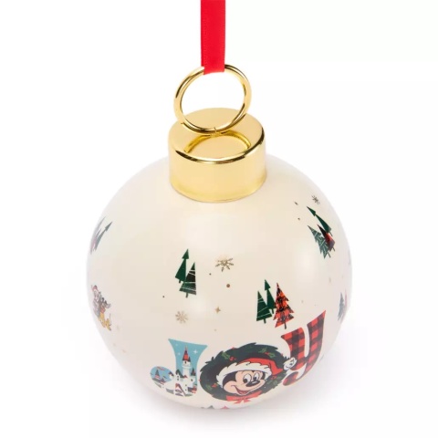 Bombka Disney Mickey Mouse JOY świąteczna ceramiczna 9 cm