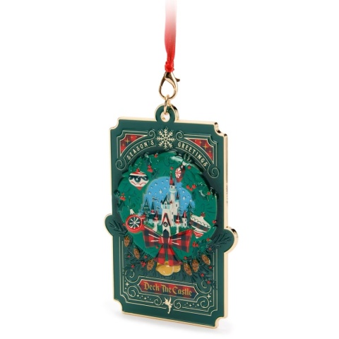 Ozdoba Disney Castle Deck the Castle metalowa świąteczna 11 cm