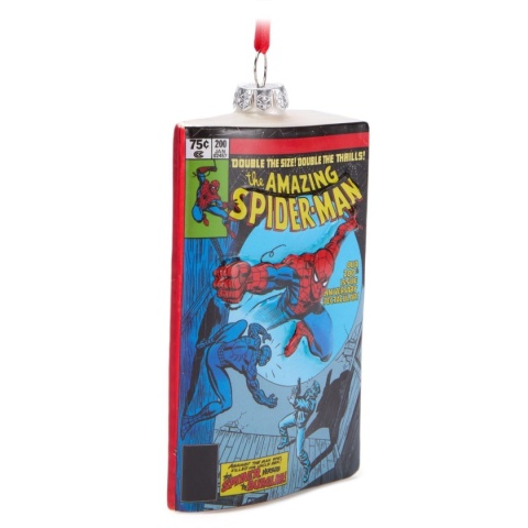 Ozdoba Disney Marvel Spider-Man komiks szklana zawieszka 13,5 cm