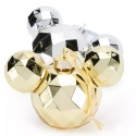 Zestaw 4 bombek Disney Mickey Mouse szklane czerwone zielone złote srebrne