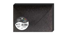 Clairefontaine Pollen 20 kopert C6 114x162 mm 120g grafitowe brokatowe