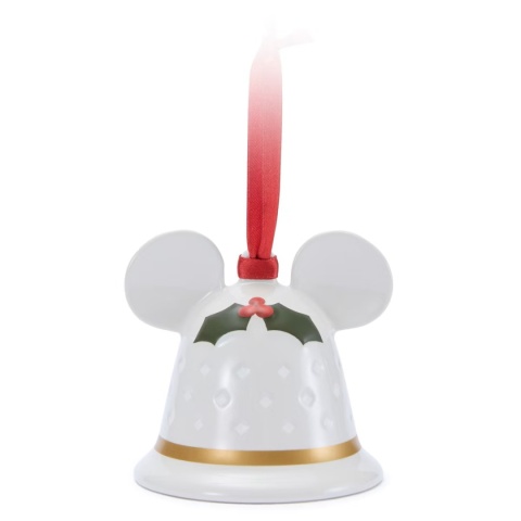 Dzwonek ozdoba Disney Mickey Mouse 14 cm ceramiczny zawieszka świąteczna