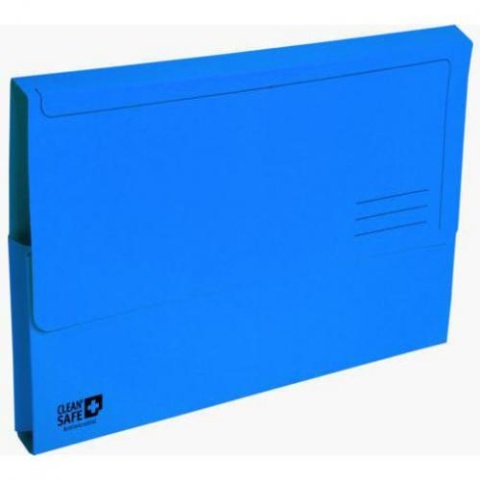 Exacompta Clean'Safe teczki A4 400g niebieskie 5 szt 47222E