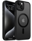 WojCzar Mobile Etui MagSafe Apple iPhone 15 Czarne Matowe Plecki