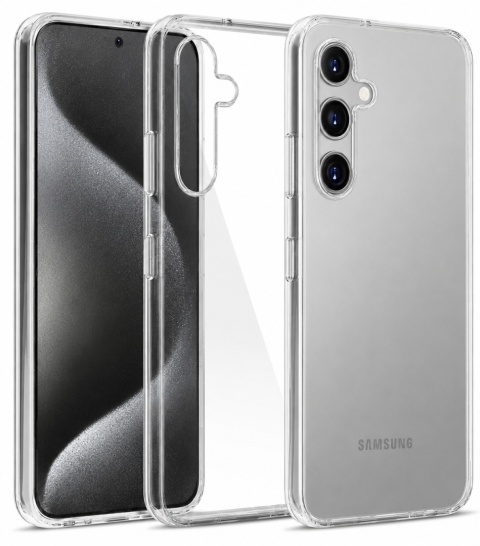 WojCzar Mobile Etui Galaxy S24+ Przezroczyste transparentne Etui Ochronne