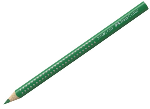 Faber-Castell Jumbo Grip kredka ołówkowa zielona akwarelowa 110963