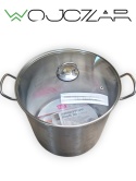 Garnek GSW Profi Jumbo 20 l 30 cm stal nierdzewna indukcja z pokrywką