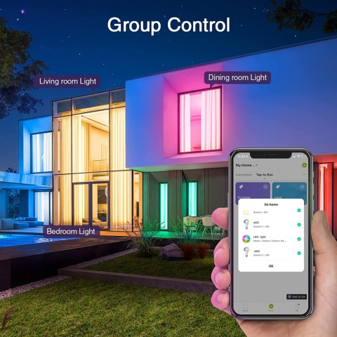 GoSound zestaw smart żarówka 4-pak LED RGB