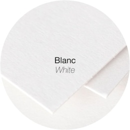 Clairefontaine Pollen kartki składane 110 × 155 mm białe 210 g 5 szt.