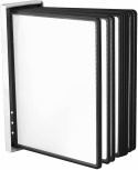 Leviatan panele prezentacyjne A4 czarne 10 szt ramek 207011