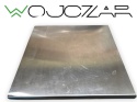 Stolnica deska do krojenia INOXLM 50 x 50 cm stal nierdzewna rant 2 cm do ciasta