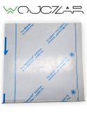 Stolnica deska do krojenia INOXLM 50 x 50 cm stal nierdzewna rant 2 cm do ciasta
